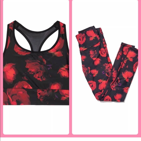 sports bra and leggings set victoria secret